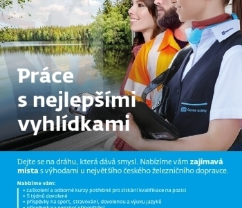 Hledáme kolegy - náborový leták ČD