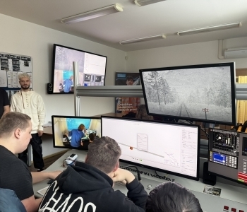 Odborná exkurze žáků oboru Železničář – Vršovice simulátor