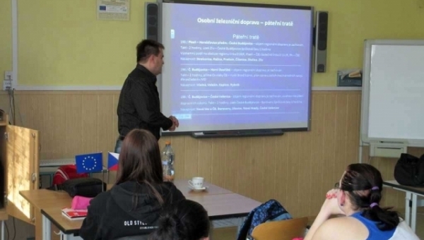 23.4. 2014 Lektor VŠ přednášky na SŠ VŠTE